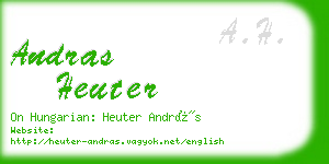 andras heuter business card